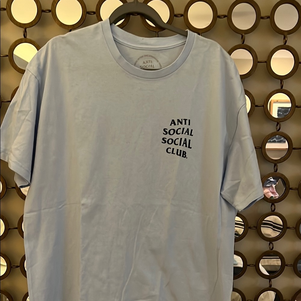 Anti Social Social Club Blue Short Sleeve Tee